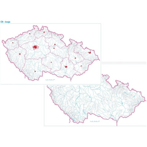 Tabulka - Česká republika pracovní mapa