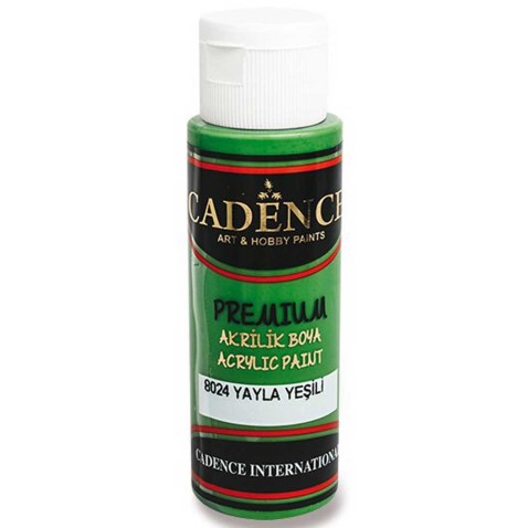 Akrylové barvy Cadence Premium 70ml zelená