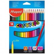 Pastelky Maped ColorPeps trojhranné tenké 18 ks