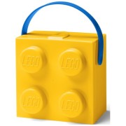 LEGO box na svačinu s rukojetí - žlutý