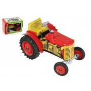 Traktor Zetor červený na klíček Kovap 14 cm 1:25