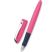 Bombičkové pero Schneider Wavy s trojhranným úchopem růžové
