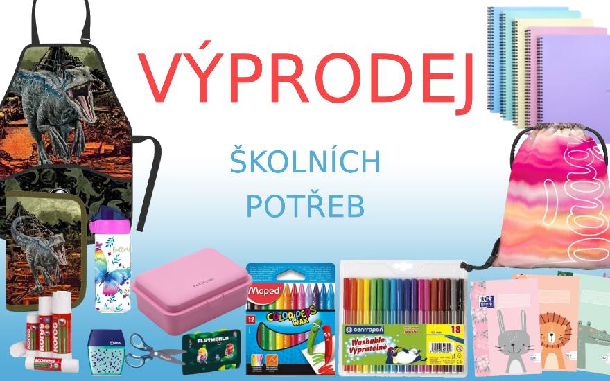 Výprodej školních potřeb