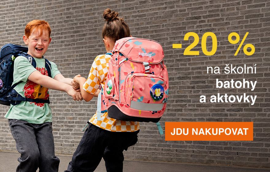 -20 % na školní aktovky a batohy