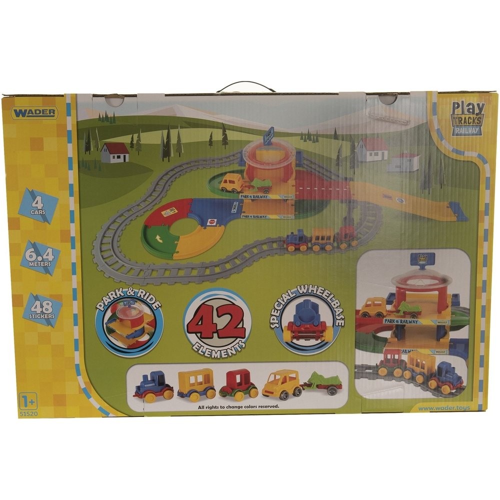 Wader Play Tracks vlak s kolejemi 4ks autíček
