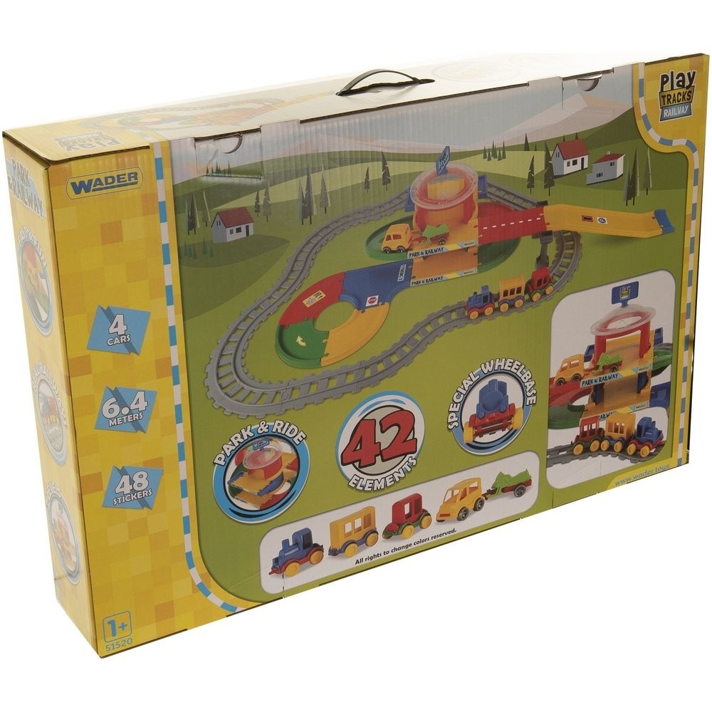 Wader Play Tracks vlak s kolejemi 4ks autíček
