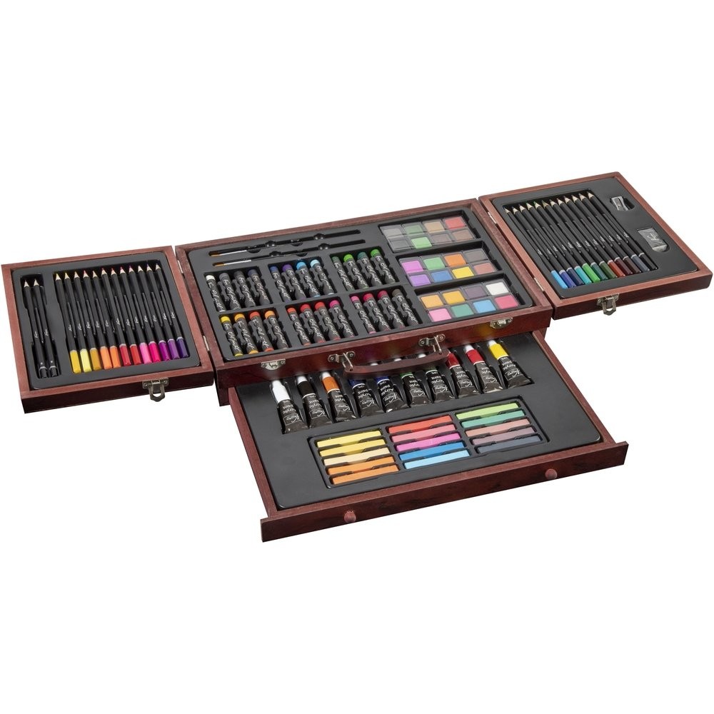 175 Piece Wooden Box Art Set