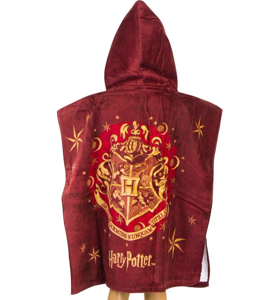 Poncho Asciugamano Harry Potter Grifondoro - Nero Con Cappuccio Per Piccoli Maghi - Foto 3