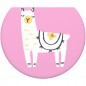 PopSockets PopGrip Gen.2, Llama Glama, lama na růžovém podkladu