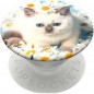 PopSockets PopTop Gen.2, Purr-fect Flower, koťátko v kopretinách, výměnný vršek