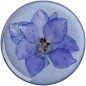 PopSockets PopGrip Gen.2, Pressed Flower Larkspur Purple, fialový kvítek zalitý v pryskyři
