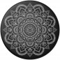 PopSockets PopGrip Gen.2, Starlight Mandala, bílá mandala na černém podkladu