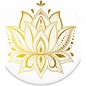 PopSockets PopTop Gen.2, Golden Prana, zlatá mandala, výměnný vršek