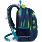 Školní batoh OXY Style Mini football blue a box A4 čirý zdarma