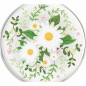 PopSockets PopGrip Gen.2, PopMirror Midsummer, so zrkadielkom, bílý s kvítky