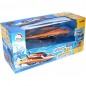 Motorový člun/loď do vody RC plast 28cm na baterie+dobíjecí pack+USB 2,4Ghz
