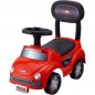 Teddies odrážedlo auto červené výška sedla 20cm