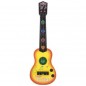 Dětská kytara plast 41cm na baterie se zvukem a světlem 2 barvy