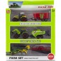 Sada farma zemědělské stroje 6ks/kov