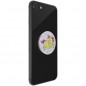PopSockets PopGrip Gen.2, Glitter Jumping Unicorn, žlutý jednorožec na růžovém podkladu s