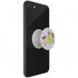 PopSockets PopGrip Gen.2, Glitter Jumping Unicorn, žlutý jednorožec na růžovém podkladu s
