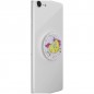PopSockets PopGrip Gen.2, Glitter Jumping Unicorn, žlutý jednorožec na růžovém podkladu s