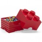 LEGO úložný box 4 - červený