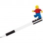 LEGO Gelové pero s minifigurkou, černé - 1 ks