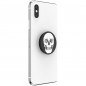PopSockets PopGrip Gen.2, Shaky Bones White, bílá lebka na černém podkladu