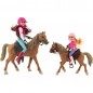 Kůň 2ks a panenka žokejka 2ks
