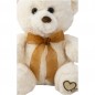 Medvídek sedící se mašlí plyš 20cm 2 barvy 0+