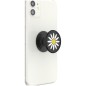 PopSockets PopGrip Gen.2, Festival Daisy Black, 3D kopretina na černém podkladu