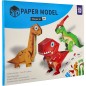 Modely 3D papíroví dinosauři 8 ks