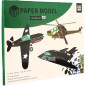 Modely 3D papírová letadla 8 ks