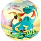 Míč nafouknutý dinosaurus vinyl průměr 22cm