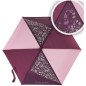 Dětský skládací deštník s magickým efektem růžová/fialová
