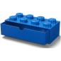 Stolní box LEGO 8 se zásuvkou - modrá