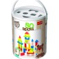 Trefl Kostky dřevěné 50ks Wooden Toys v kyblíku 12m+