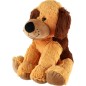 Pejsek sedící plyš 38cm hnědý 0+