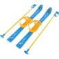 Dětské lyže s hůlkami/kov 76cm modré