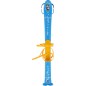Dětské lyže s hůlkami/kov 76cm modré