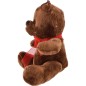 Medvěd/Medvídek sedící s mašlí plyš 12cm 4 barvy 0m+