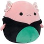 SQUISHMALLOWS Axolotl v kostýmu černé kočky Archie