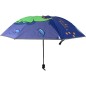 Deštník pro děti Dinosaurus skládací látka/kov 25cm modrý