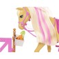 Barbie + kůň česací 2 ks s doplňky