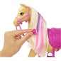 Barbie + kůň česací 2 ks s doplňky