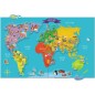 Magnetická hra Mapa světa 145ks