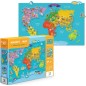 Magnetická hra Mapa světa 145ks
