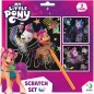 Škrabací obrázek 3ks barevný My little Pony