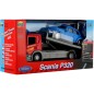 Auto odtahovka Welly Scania P320 + auto kov/plast 15cm 4 barvy